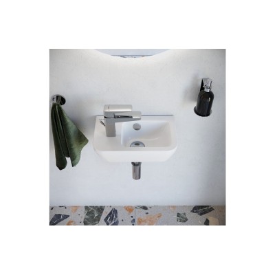 VitrA Integra 370x220mm 1TH Compact Basin (No Overflow) (LH) 2