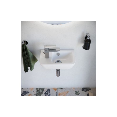VitrA Integra 370x220mm 1TH Compact Basin (No Overflow) (LH)