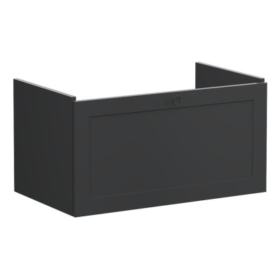 VitrA Root Classic 80cm 1 Drawer Washbasin Unit - Matt Graph