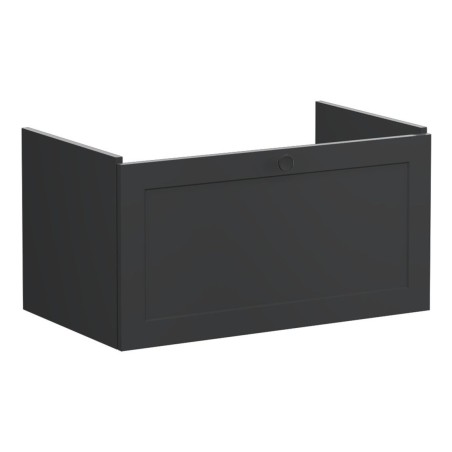 VitrA Root Classic 80cm 1 Drawer Washbasin Unit - Matt Graph