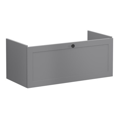 VitrA Root Classic 100cm 1 Drawer Slim Washbasin Unit - Matt
