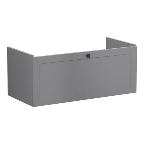 VitrA Root Classic 100cm 1 Drawer Slim Washbasin Unit - Matt
