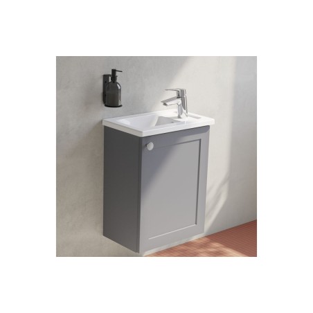 VitrA Root Classic 40cm 1 Door Wall Hung Slim Washbasin Unit
