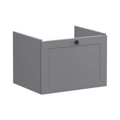 VitrA Root Classic 60cm 1 Drawer Washbasin Unit - Matt Grey