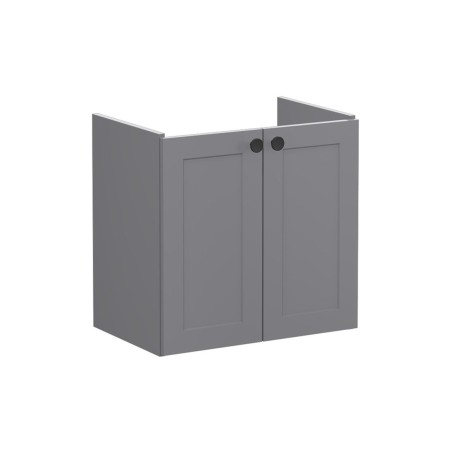 VitrA Root Classic 60cm 2 Door Wall Hung Slim Washbasin Unit