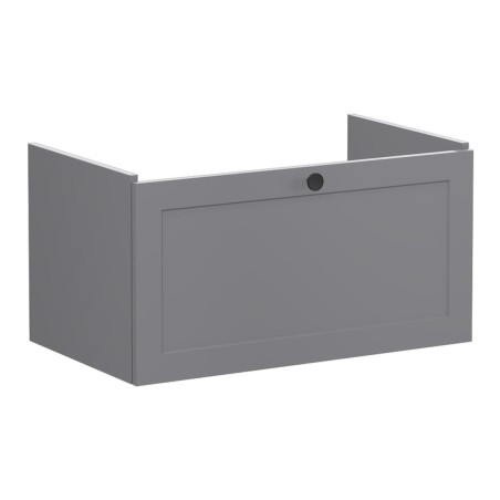 VitrA Root Classic 80cm 1 Drawer Washbasin Unit - Matt Grey