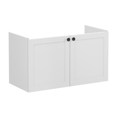 VitrA Root Classic 100cm 2 Door Washbasin Unit - Matt Light