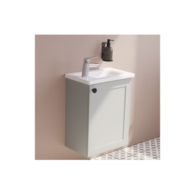 VitrA Root Classic 40cm 1 Door Wall Hung Slim Washbasin Unit 2