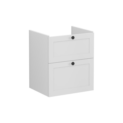 VitrA Root Classic 60cm 2 Drawer Washbasin Unit - Matt Light