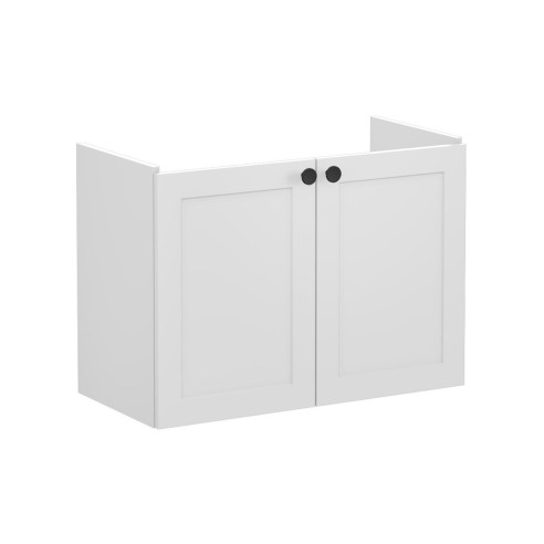 VitrA Root Classic 80cm 2 Door Wall Hung Slim Washbasin Unit