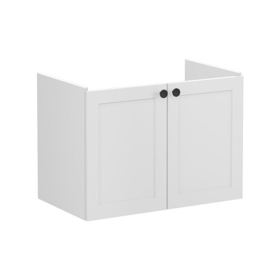 VitrA Root Classic 80cm 2 Door Wall Hung Washbasin Unit - Ma