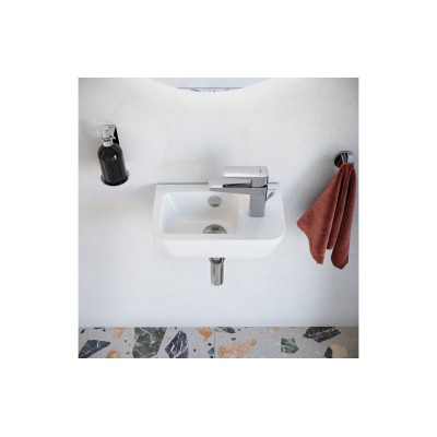 VitrA Integra 370x220mm 1TH Compact Basin (No Overflow) (RH) 2
