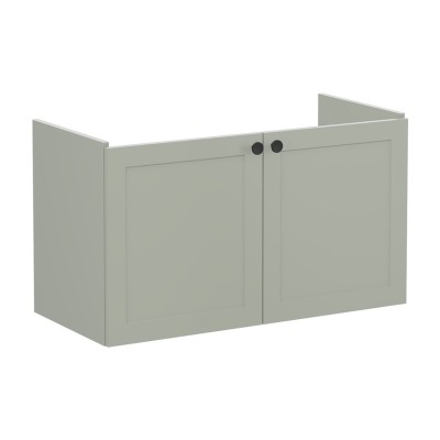VitrA Root Classic 100cm 2 Door Washbasin Unit - Matt Retro