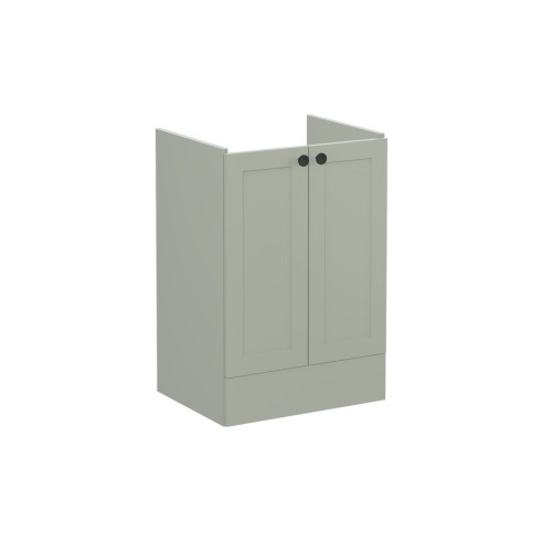 VitrA Root Classic 60cm 2 Door Floor Standing Washbasin Unit