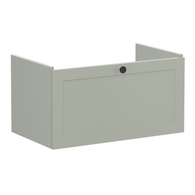 VitrA Root Classic 80cm 1 Drawer Washbasin Unit - Matt Retro