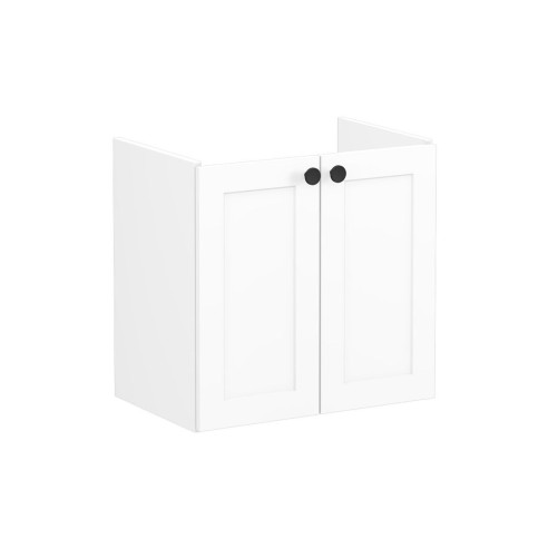 VitrA Root Classic 60cm 2 Door Wall Hung Slim Washbasin Unit