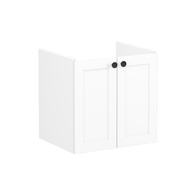 VitrA Root Classic 60cm 2 Door Wall Hung Washbasin Unit - Ma
