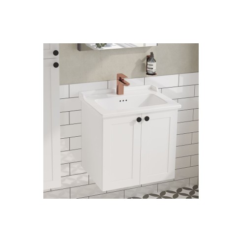 VitrA Root Classic 60cm 2 Door Wall Hung Washbasin Unit - Ma