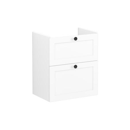 VitrA Root Classic 60cm 2 Drawer Slim Washbasin Unit - Matt