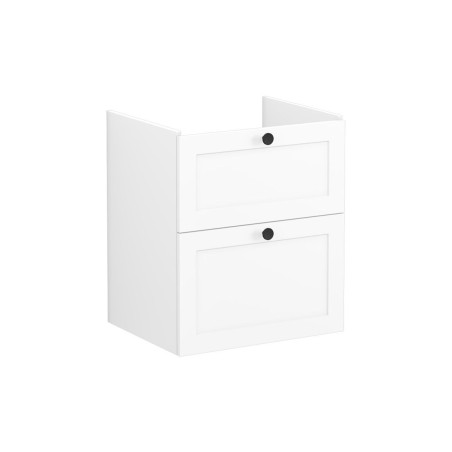 VitrA Root Classic 60cm 2 Drawer Washbasin Unit - Matt White