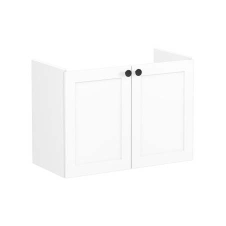 VitrA Root Classic 80cm 2 Door Wall Hung Slim Washbasin Unit