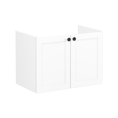 VitrA Root Classic 80cm 2 Door Wall Hung Washbasin Unit - Ma
