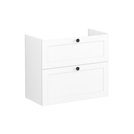 VitrA Root Classic 80cm 2 Drawer Slim Washbasin Unit - Matt