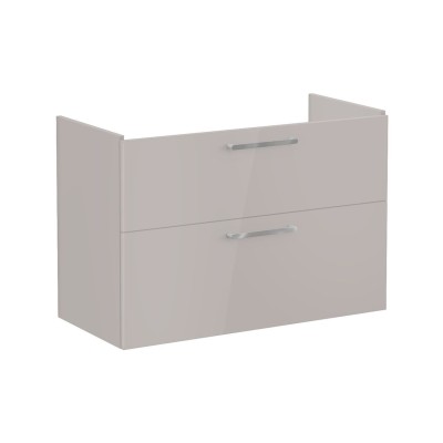 VitrA Root Flat 100cm 2 Drawer Washbasin Unit - Bright Sahar