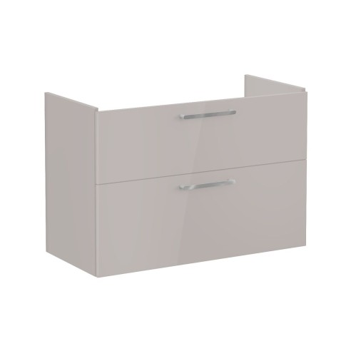 VitrA Root Flat 100cm 2 Drawer Washbasin Unit - Bright Sahar