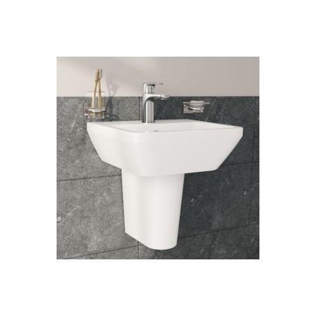 VitrA Integra 445x400mm 1TH Basin w/Overflow - White | Basin