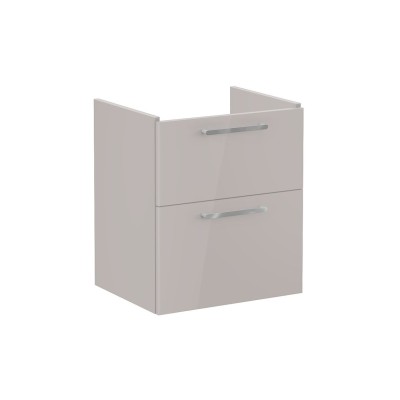 VitrA Root Flat 60cm 2 Drawer Washbasin Unit - Bright Sahara