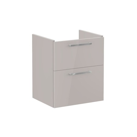 VitrA Root Flat 60cm 2 Drawer Washbasin Unit - Bright Sahara