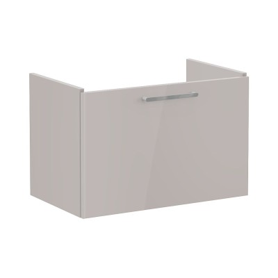 VitrA Root Flat 80cm 1 Drawer Washbasin Unit - Bright Sahara