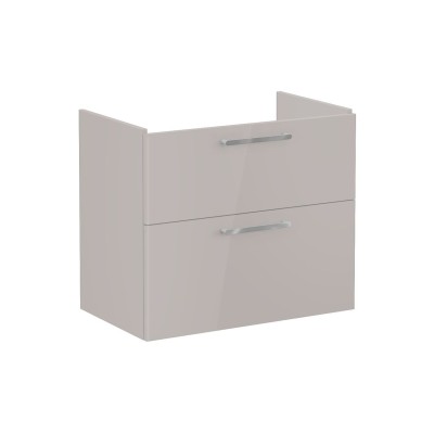 VitrA Root Flat 80cm 2 Drawer Washbasin Unit - Bright Sahara