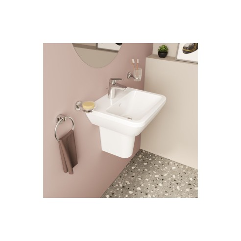 VitrA Integra 445x400mm 1TH Basin w/Overflow - White | Basin