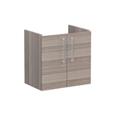 VitrA Root Flat 60cm 2 Door Wall Hung Slim Washbasin Unit -