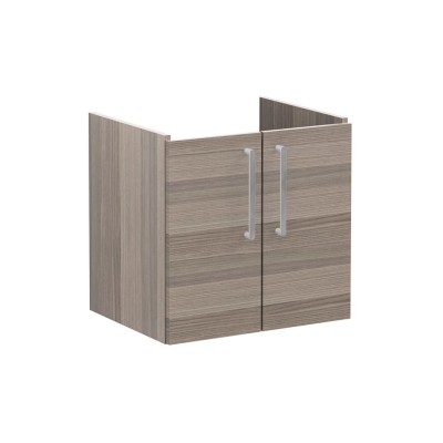 VitrA Root Flat 60cm 2 Door Wall Hung Washbasin Unit - Cordo