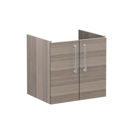 VitrA Root Flat 60cm 2 Door Wall Hung Washbasin Unit - Cordo