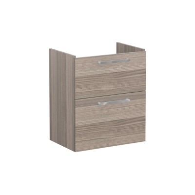 VitrA Root Flat 60cm 2 Drawer Slim Washbasin Unit - Cordoba