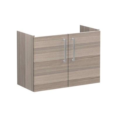 VitrA Root Flat 80cm 2 Door Wall Hung Slim Washbasin Unit -