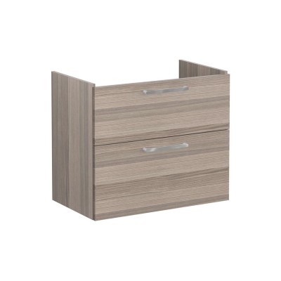 VitrA Root Flat 80cm 2 Drawer Washbasin Unit - Cordoba | Van