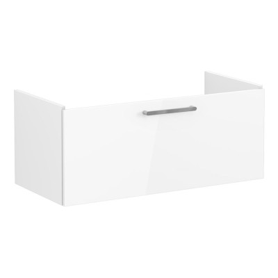 VitrA Root Flat 100cm 1 Drawer Washbasin Unit - High Gloss W