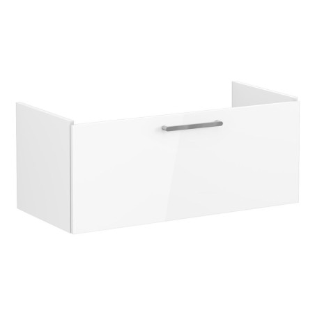 VitrA Root Flat 100cm 1 Drawer Washbasin Unit - High Gloss W