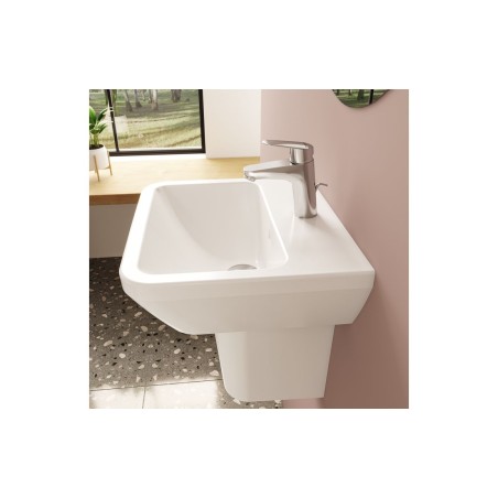 VitrA Integra 445x400mm 1TH Basin w/Overflow - White | Basin