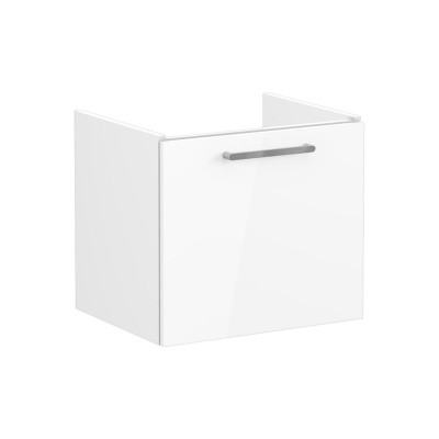 VitrA Root Flat 60cm 1 Drawer Washbasin Unit - High Gloss Wh