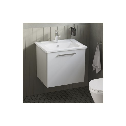 VitrA Root Flat 60cm 1 Drawer Washbasin Unit - High Gloss Wh