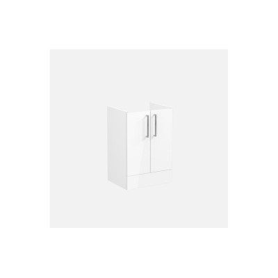 VitrA Root Flat 60cm 2 Door Floor Standing Washbasin Unit -