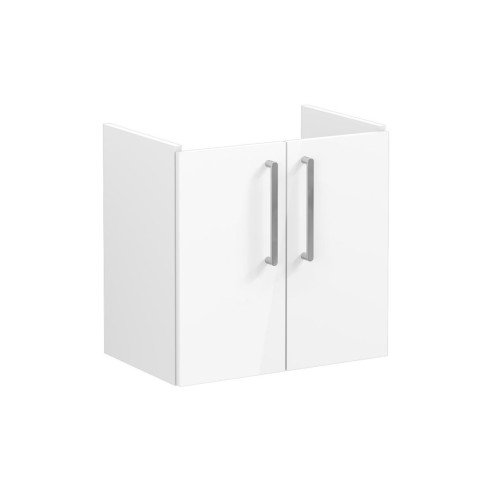 VitrA Root Flat 60cm 2 Door Wall Hung Slim Washbasin Unit -