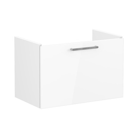 VitrA Root Flat 80cm 1 Drawer Washbasin Unit - High Gloss Wh