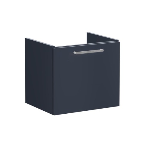 VitrA Root Flat 60cm 1 Drawer Washbasin Unit - Matt Dark Blu